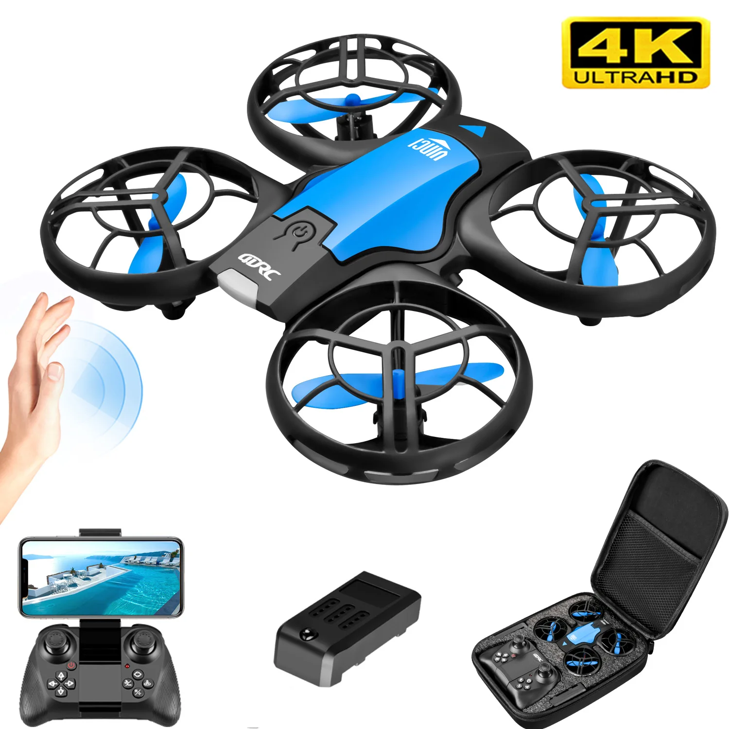 Drone Battery Case - Nuovo Mini Drone V8 con Telecamera