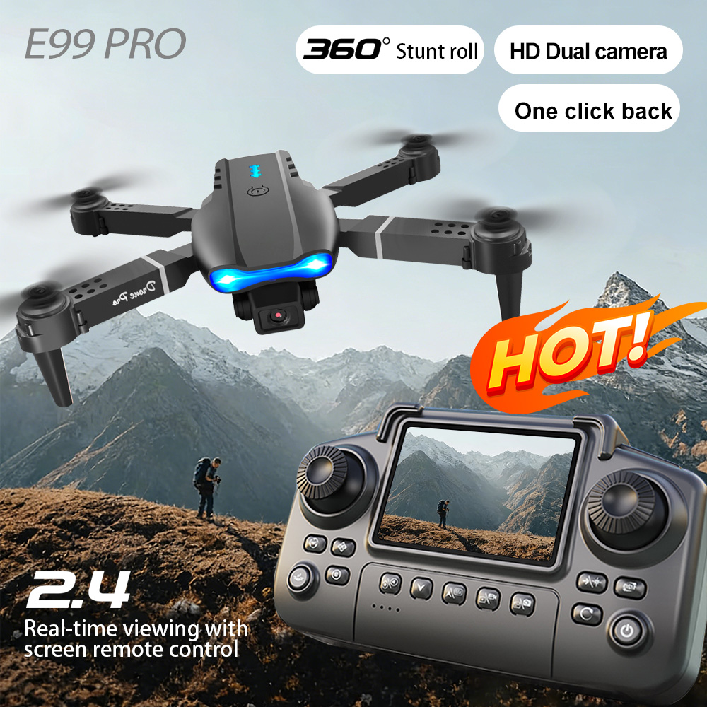 Drone Battery Case - Drone Aereo con Doppia Lente, Commutazione,