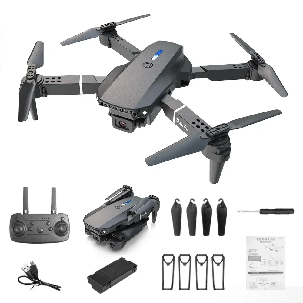 Mini drone pieghevole E88 con  - Eachine Drone E58 recensione e prezzo