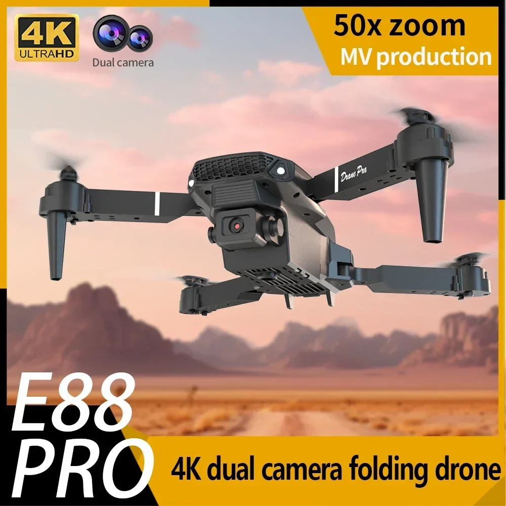 Mini drone pieghevole E88 con  - Eachine Drone E58 recensione e prezzo