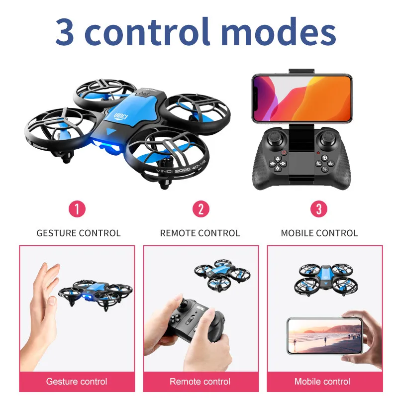Nuovo Mini Drone V8 con Teleca - Drone Battery Case recensione e prezzo