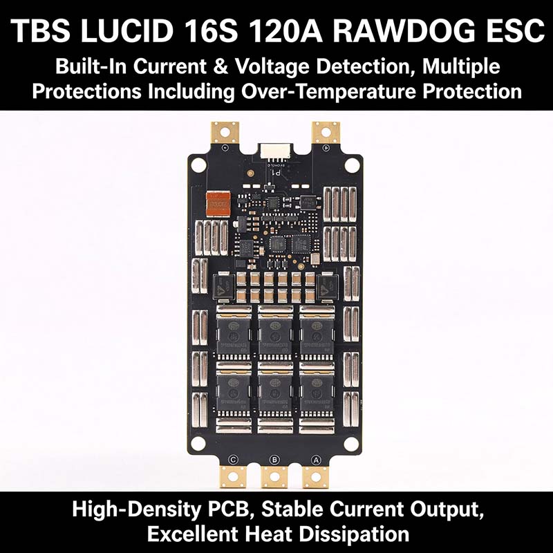 TBS LUCID 16S 120A RAWDOG ESC, - Drone Battery High Voltage recensione e prezzo